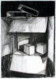 Still Life with Boxes : 39" x 28" - 100 x 70 cm - by Pamela Rys