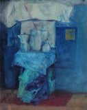 Blue Still Life : 35" x 28" - 90 x 70 cm - Pamela Rys